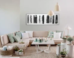 Kunstdruck 'Fährten im Schnee'