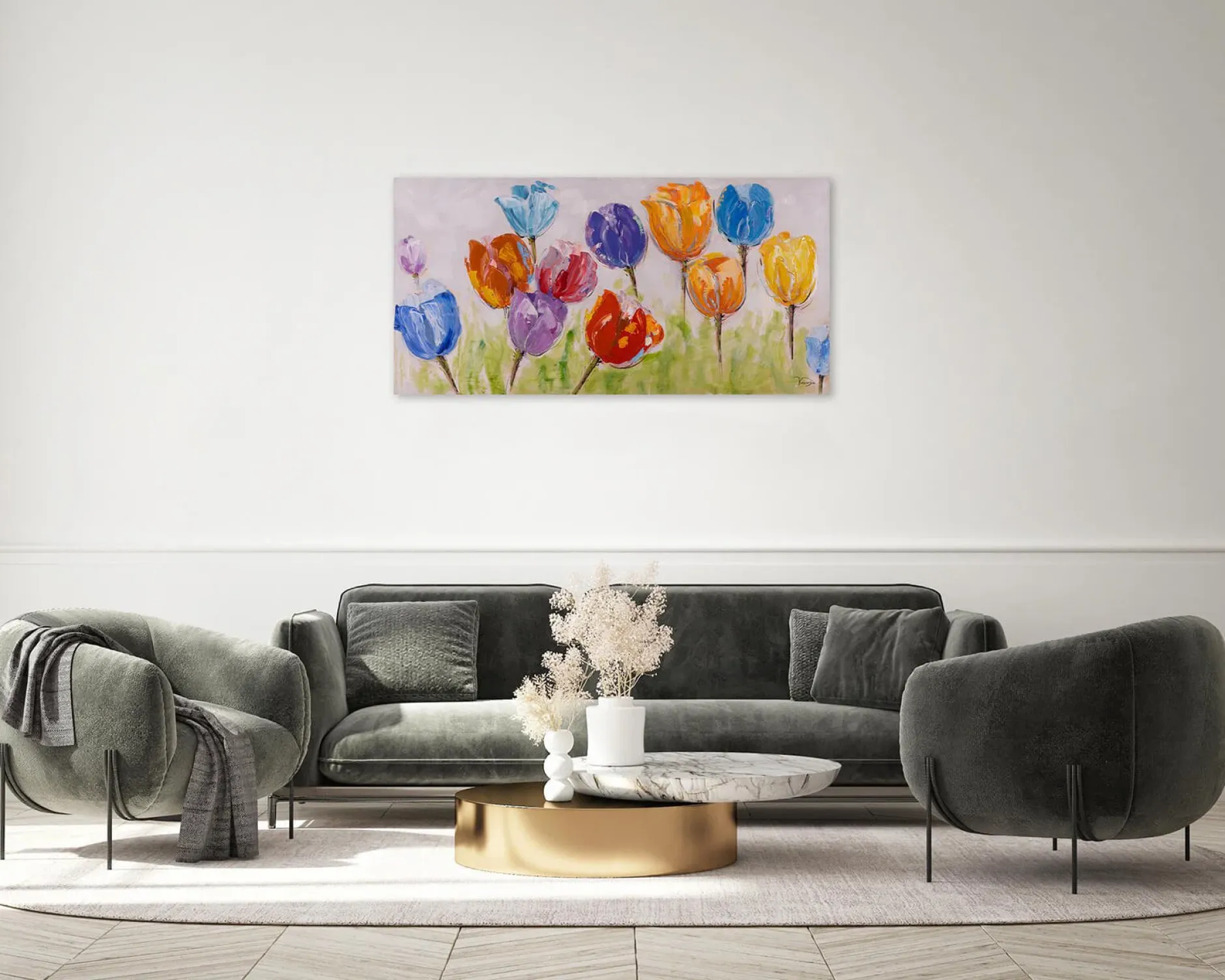 Kunstdruck 'Flowers of Joy'