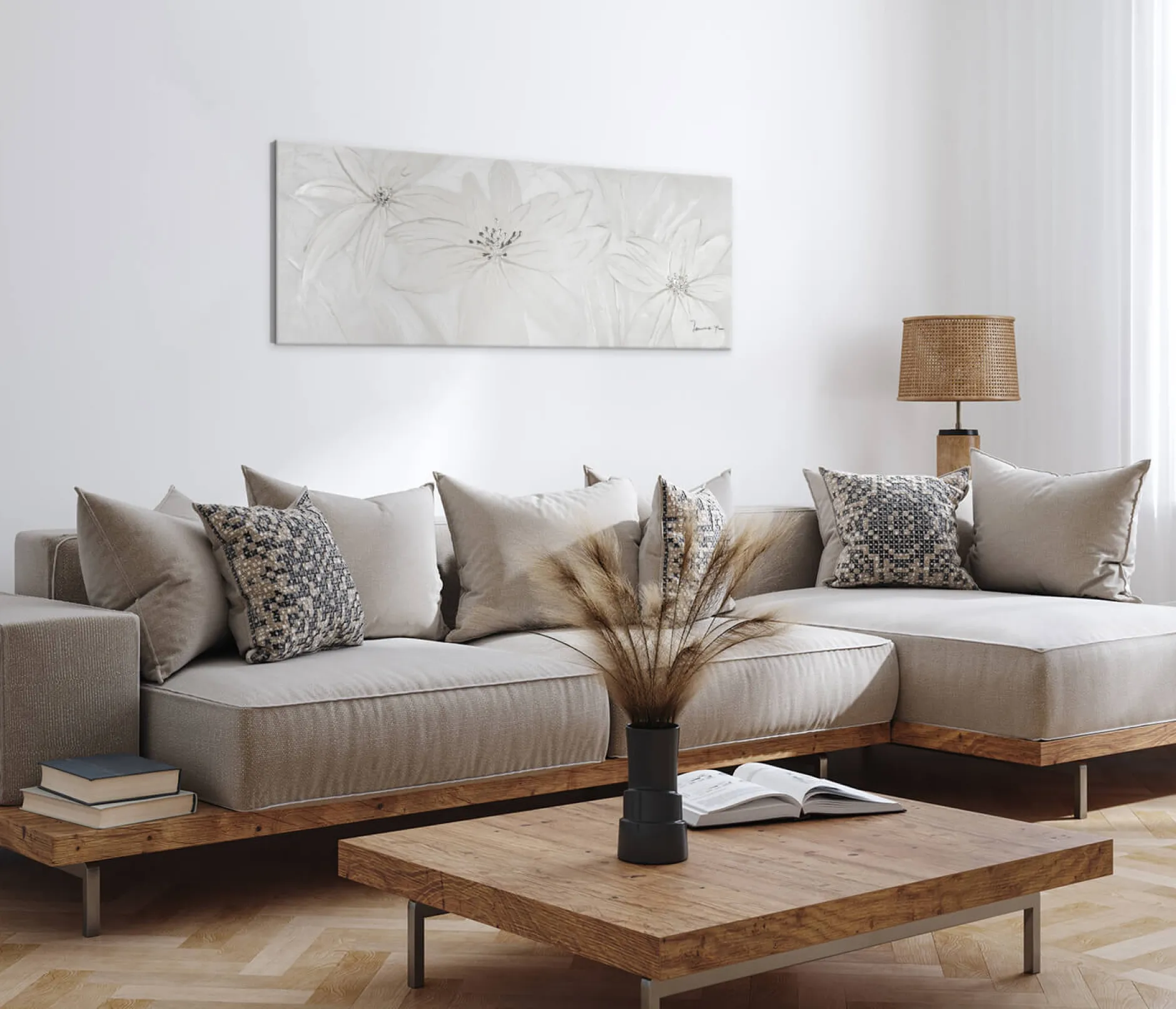 Kunstdruck 'Frozen Flowers'