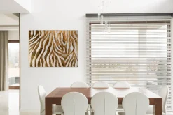 Kunstdruck 'Golden Zebra'