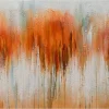 Kunstdruck 'Herbst in Orange'
