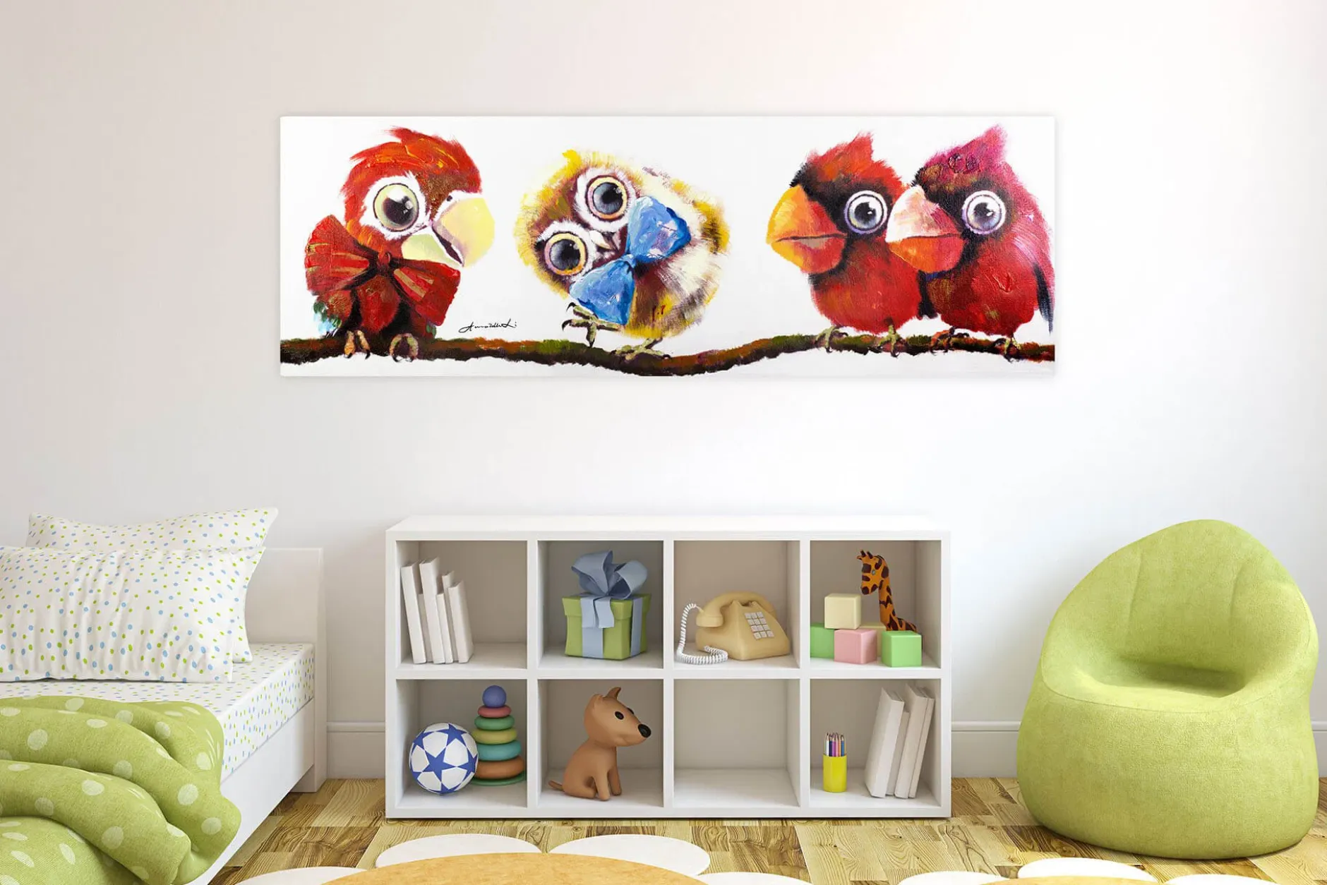 Kunstdruck 'Im Mittelpunkt'