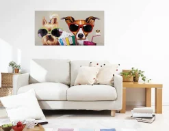 Kunstdruck 'Kiki, Jack und Matt'