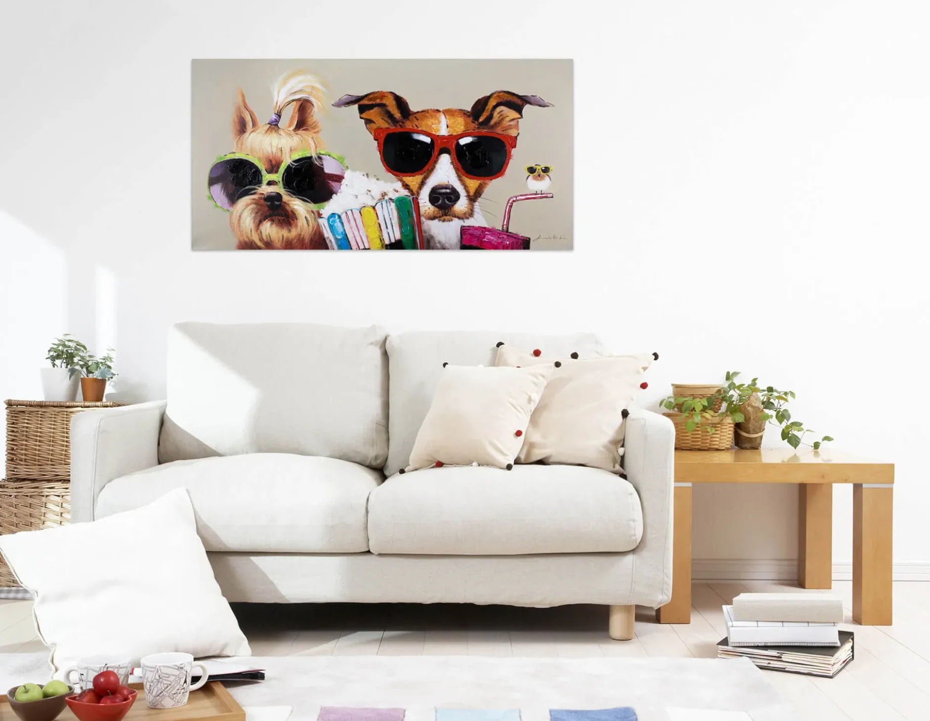 Kunstdruck 'Kiki, Jack und Matt'