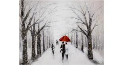 Kunstdruck 'Kiss in the Snow'