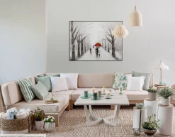 Kunstdruck 'Kiss in the Snow'