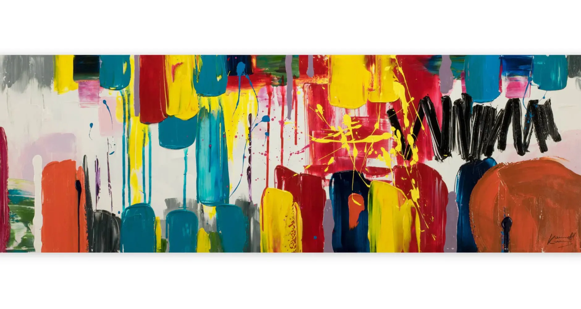 Kunstdruck 'Künste der Farben'
