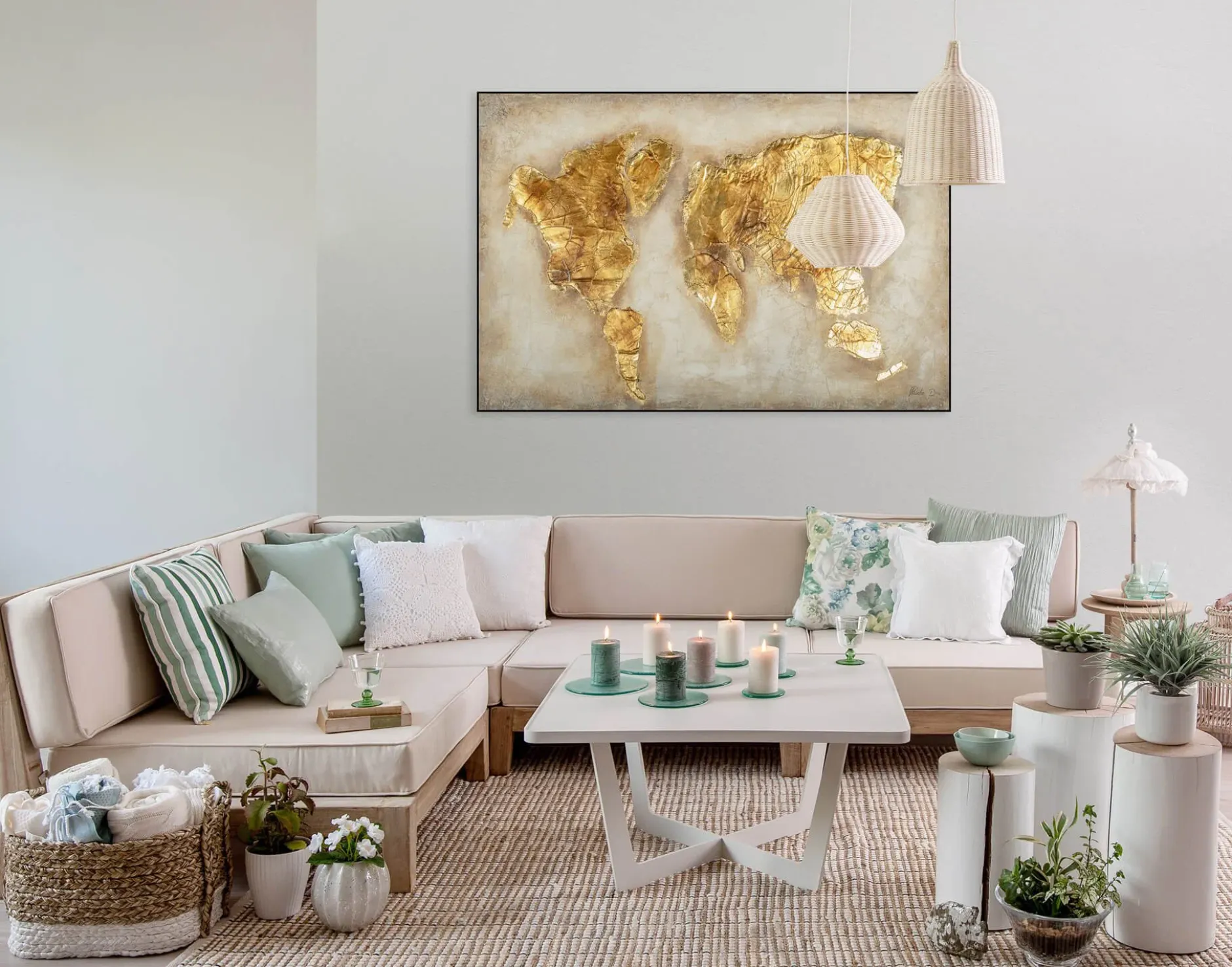Kunstdruck 'Kostbarer Planet'