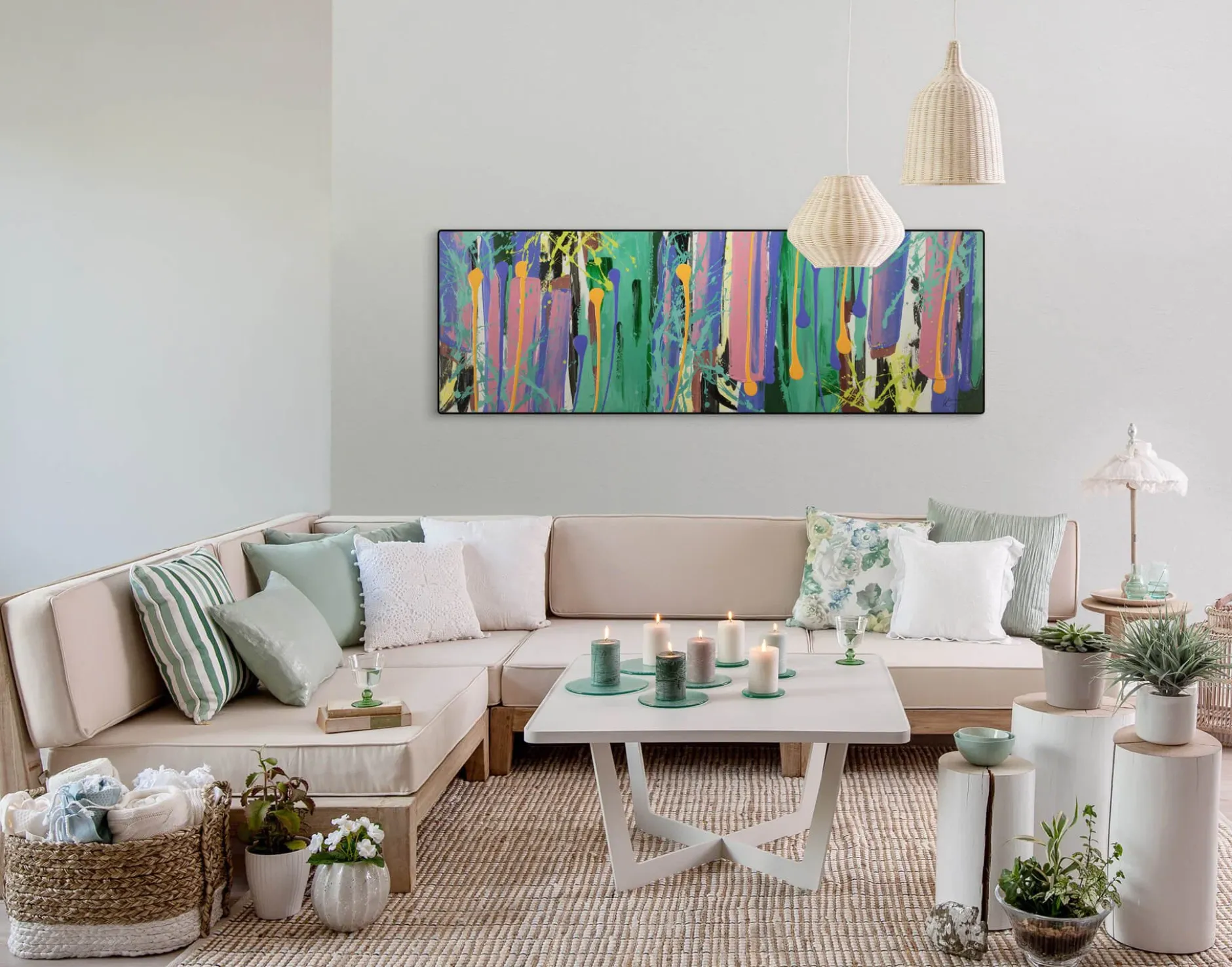 Kunstdruck 'Kunterbunte Ära'