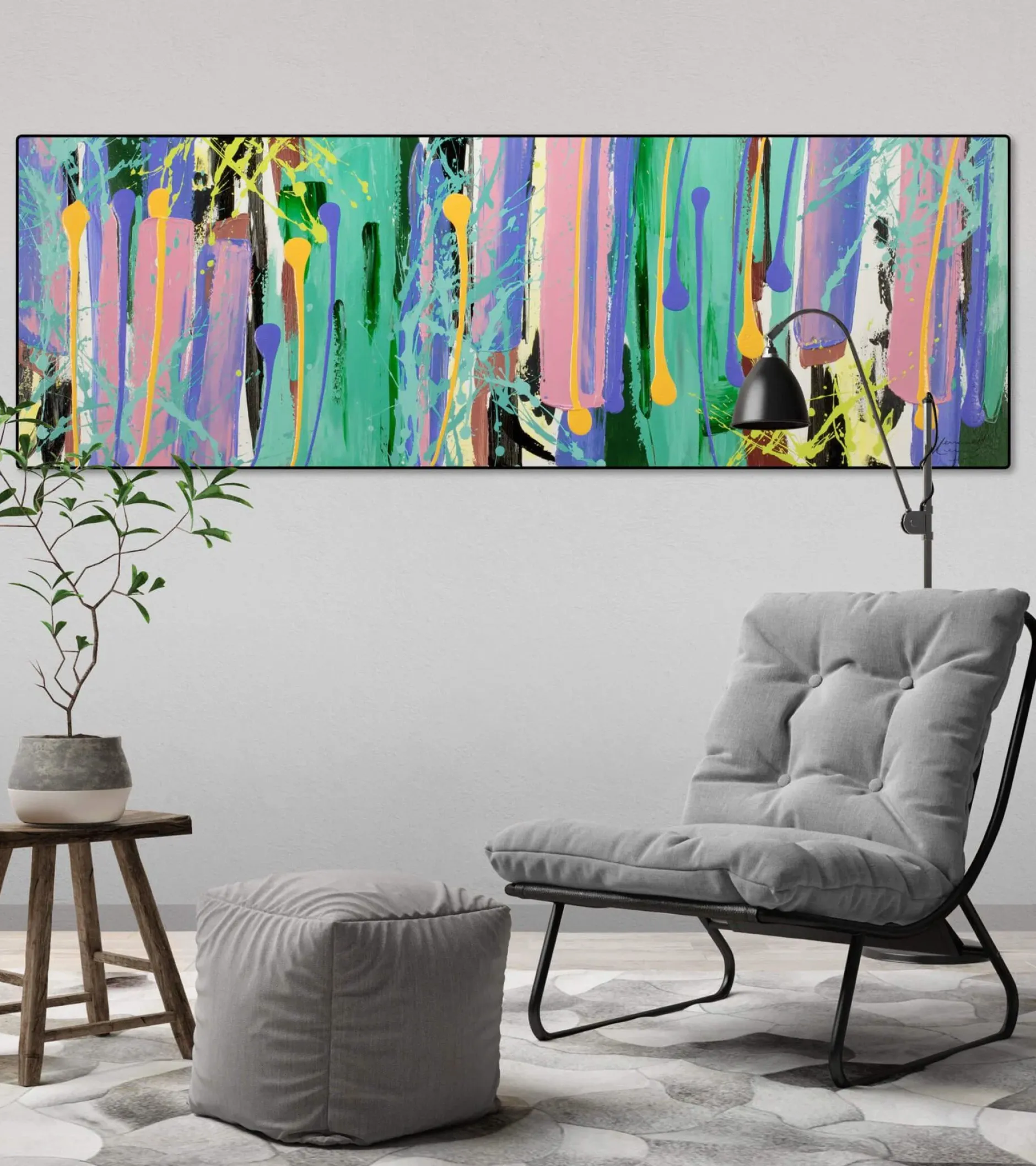 Kunstdruck 'Kunterbunte Ära'
