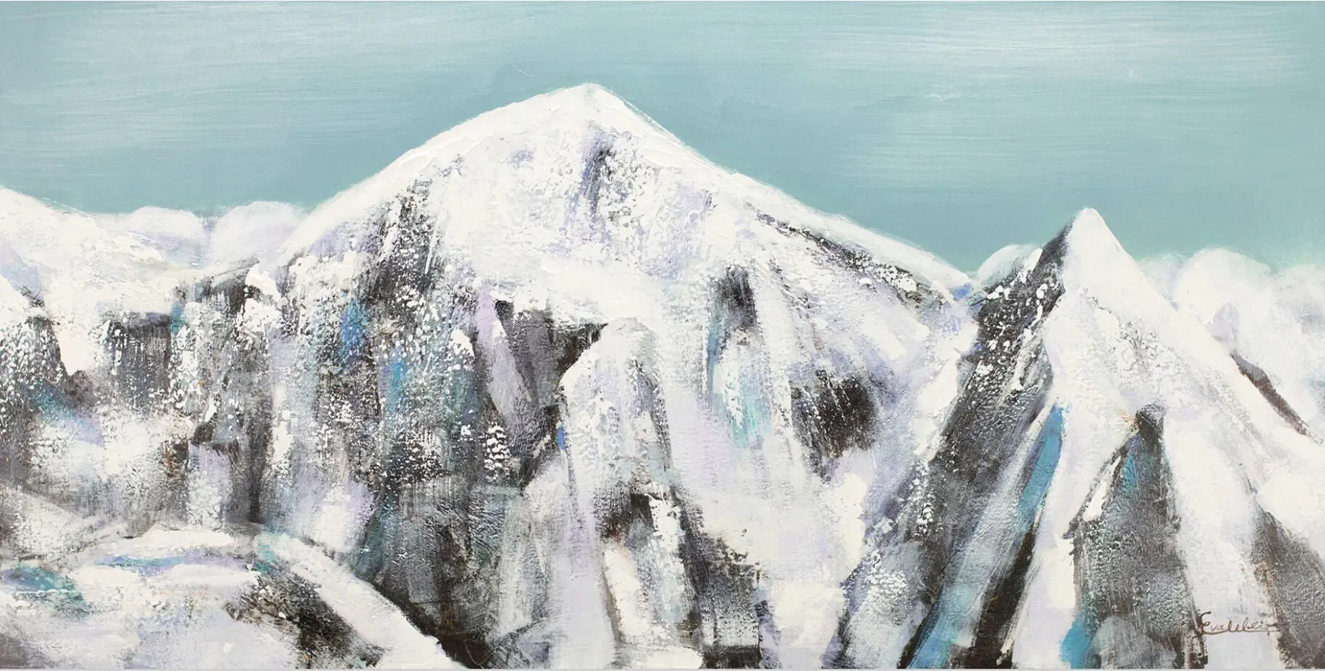 Kunstdruck 'Massive Mountains'