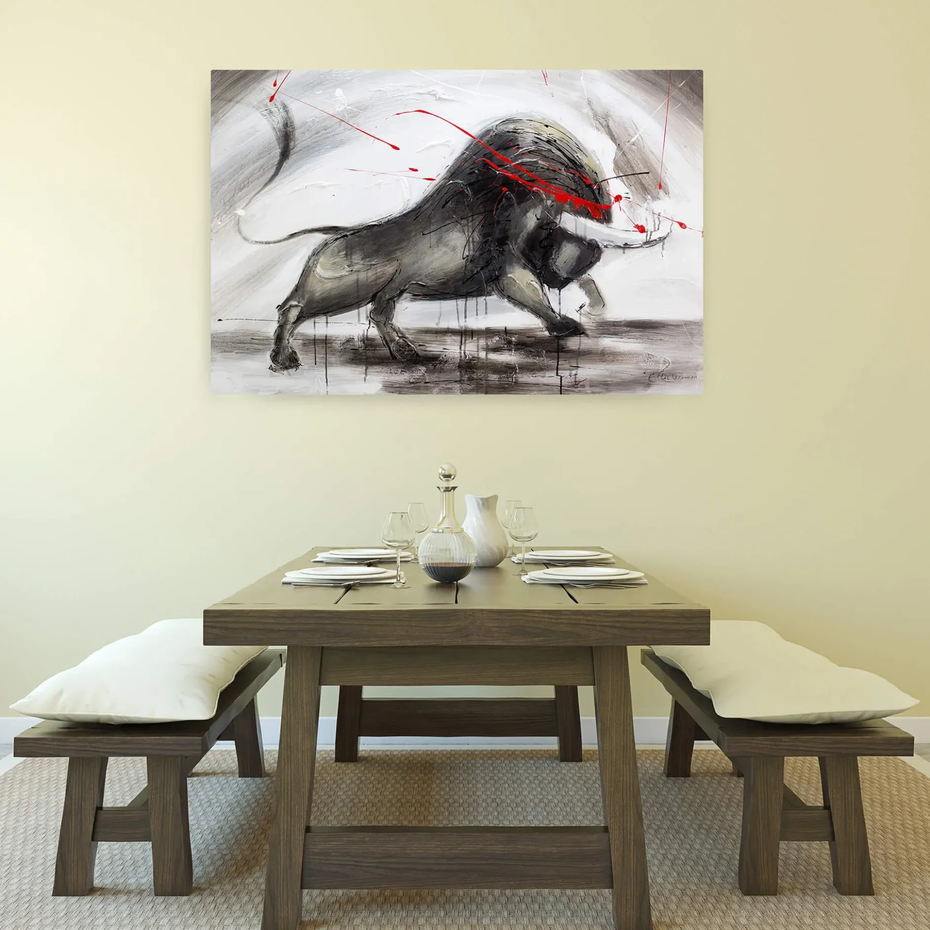Kunstdruck 'Mit Ehre und Stolz'
