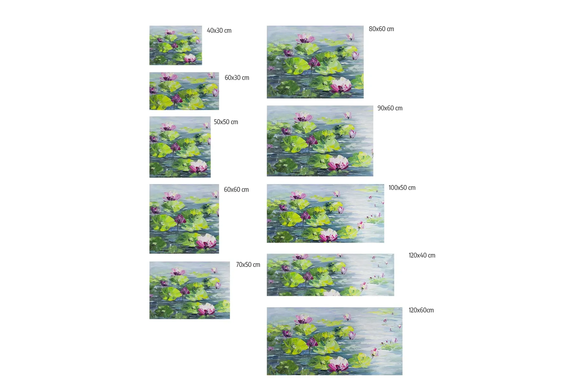 Kunstdruck 'Monet's Impressions'