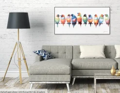 Kunstdruck 'Noisy Twitter'
