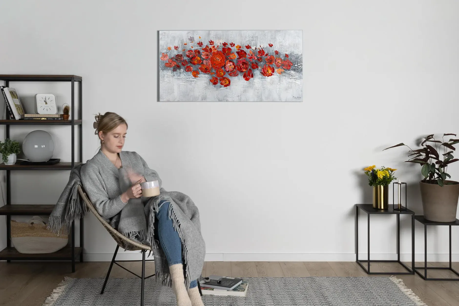 Kunstdruck 'Pearls and Roses'