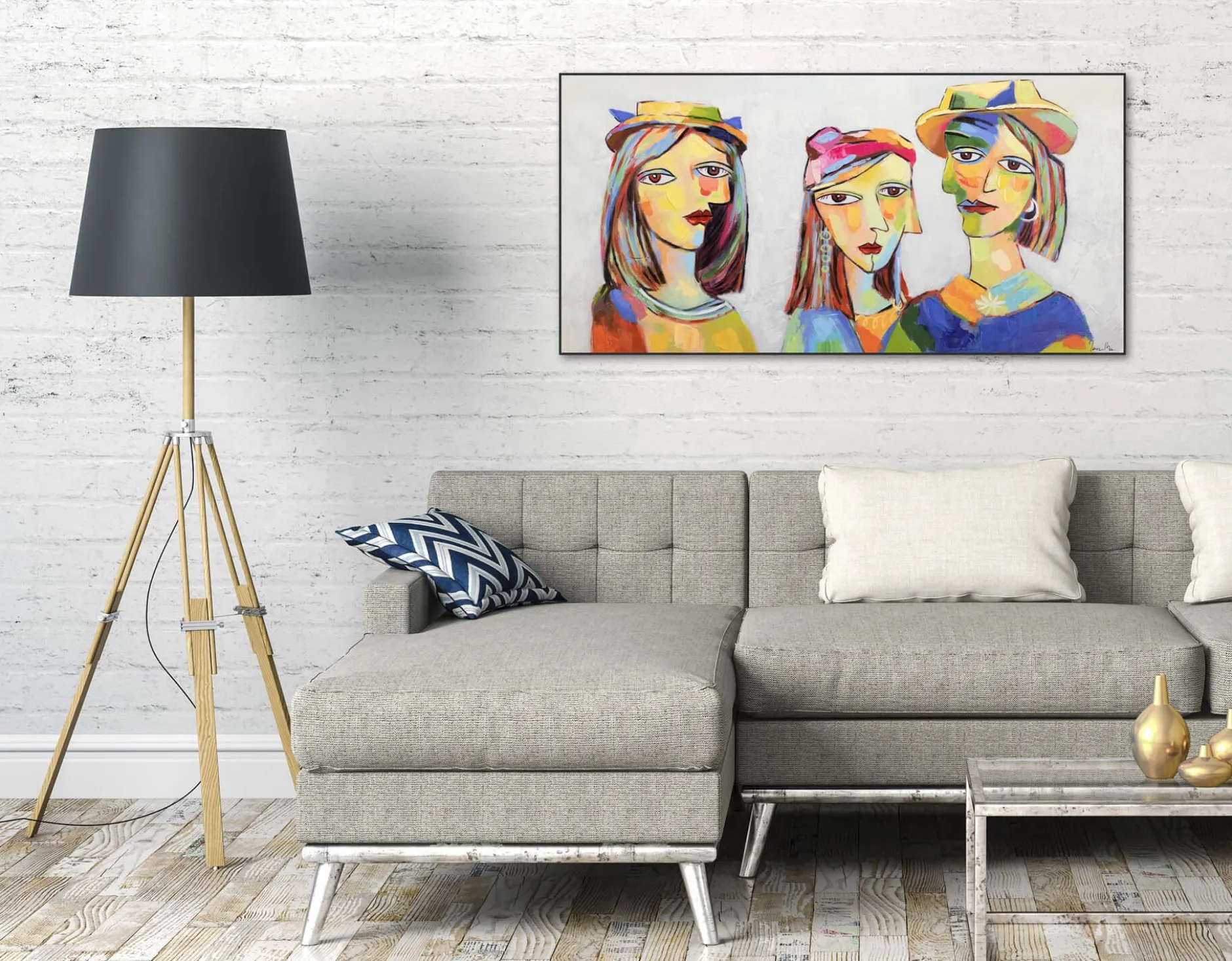 Kunstdruck 'Picasso's Musen'