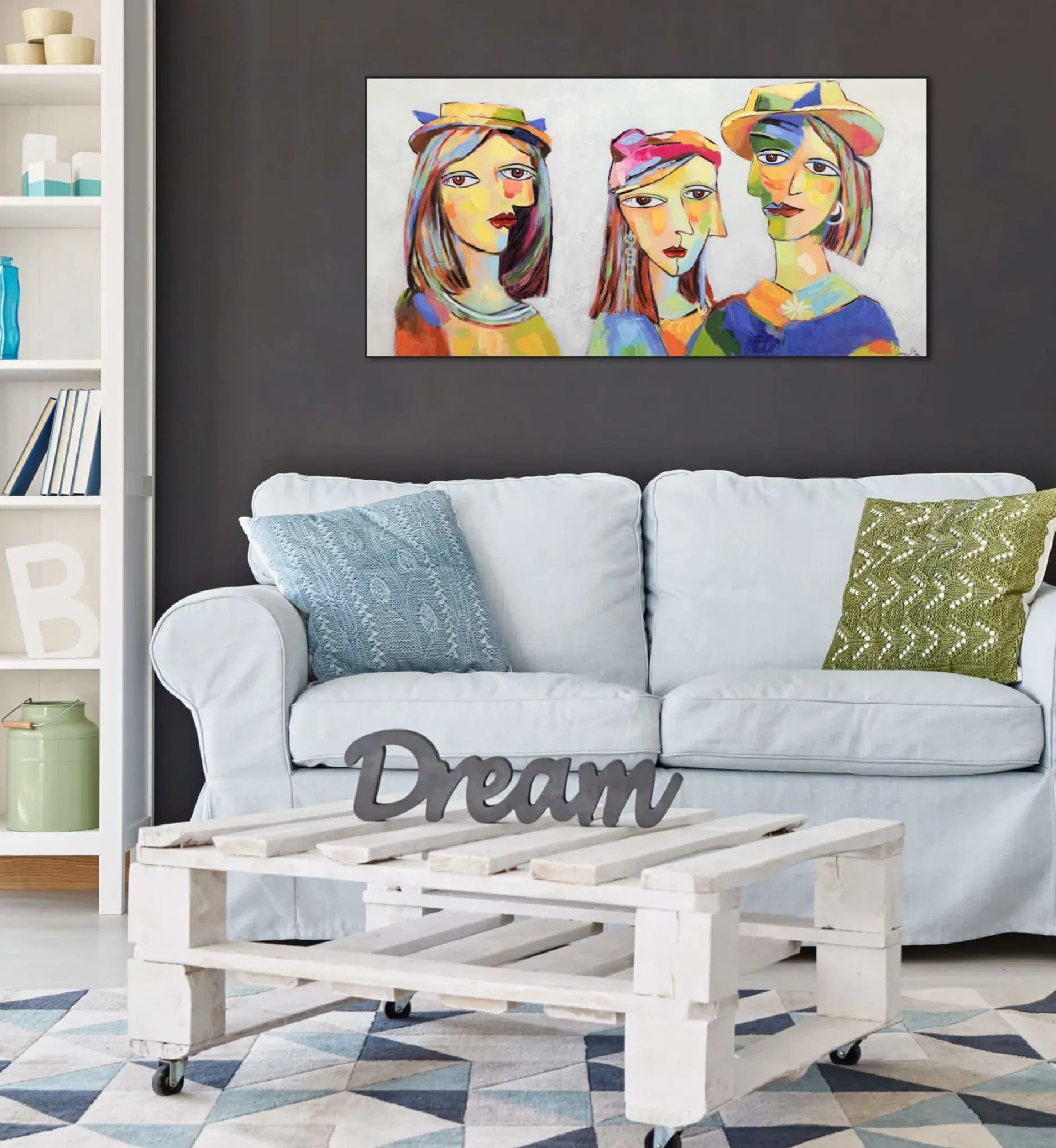 Kunstdruck 'Picasso's Musen'