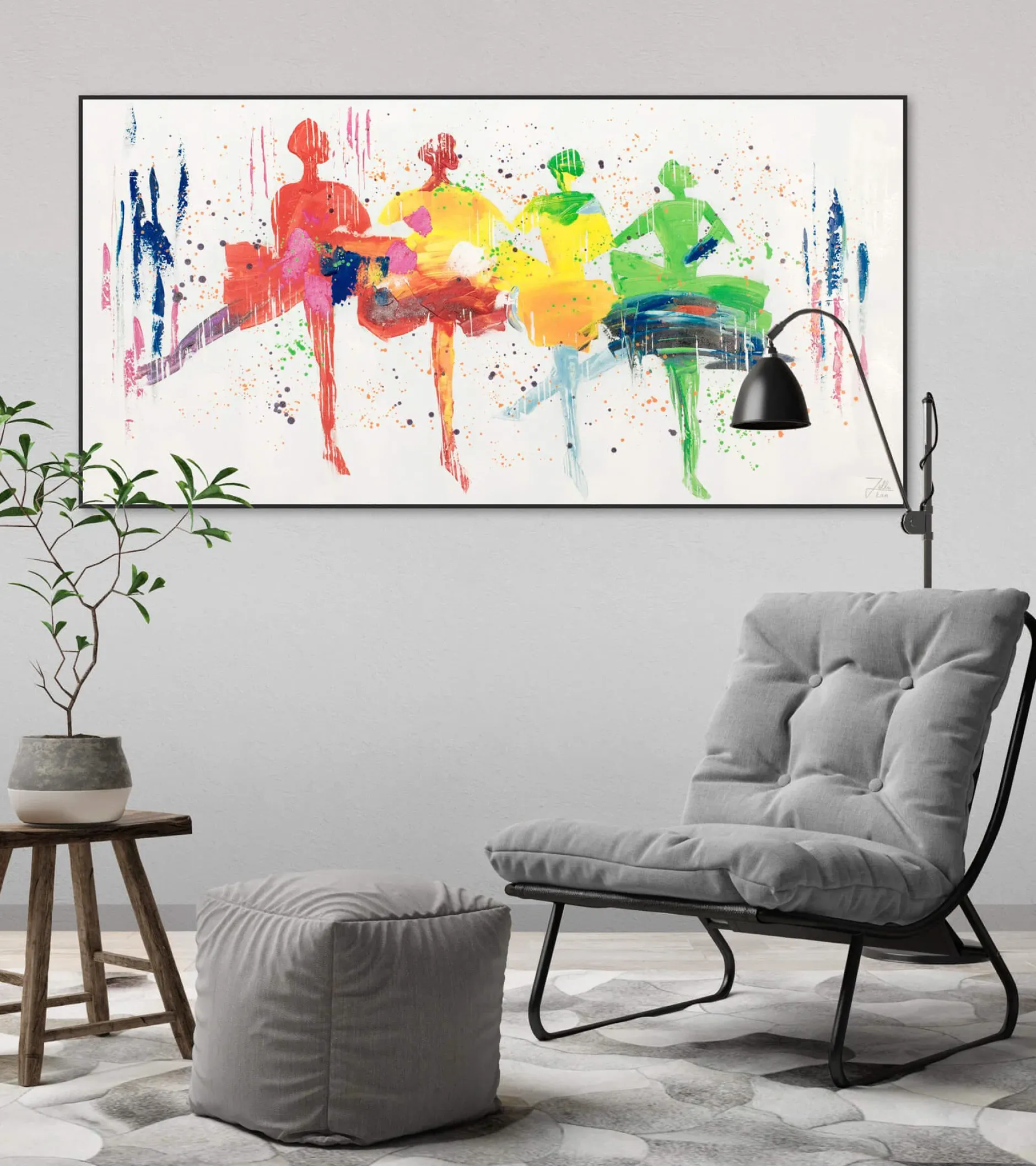 Kunstdruck 'Primary Dancers'