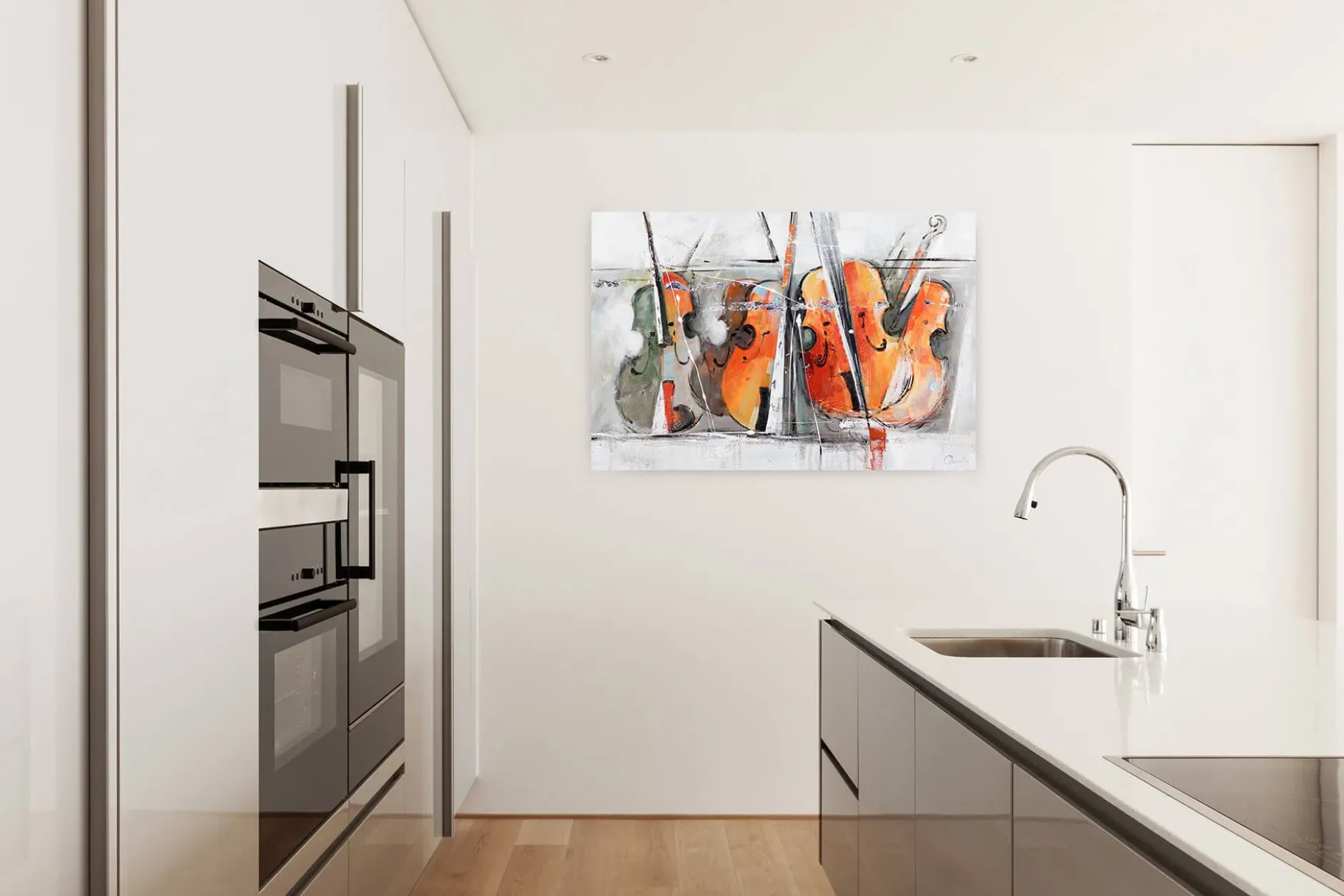 Kunstdruck 'Quartett der Geigen'