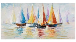 Kunstdruck 'Rainbow Regatta'