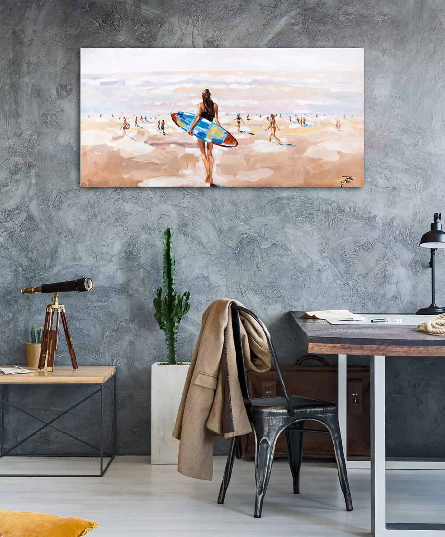 Kunstdruck 'Raus aufs Meer'