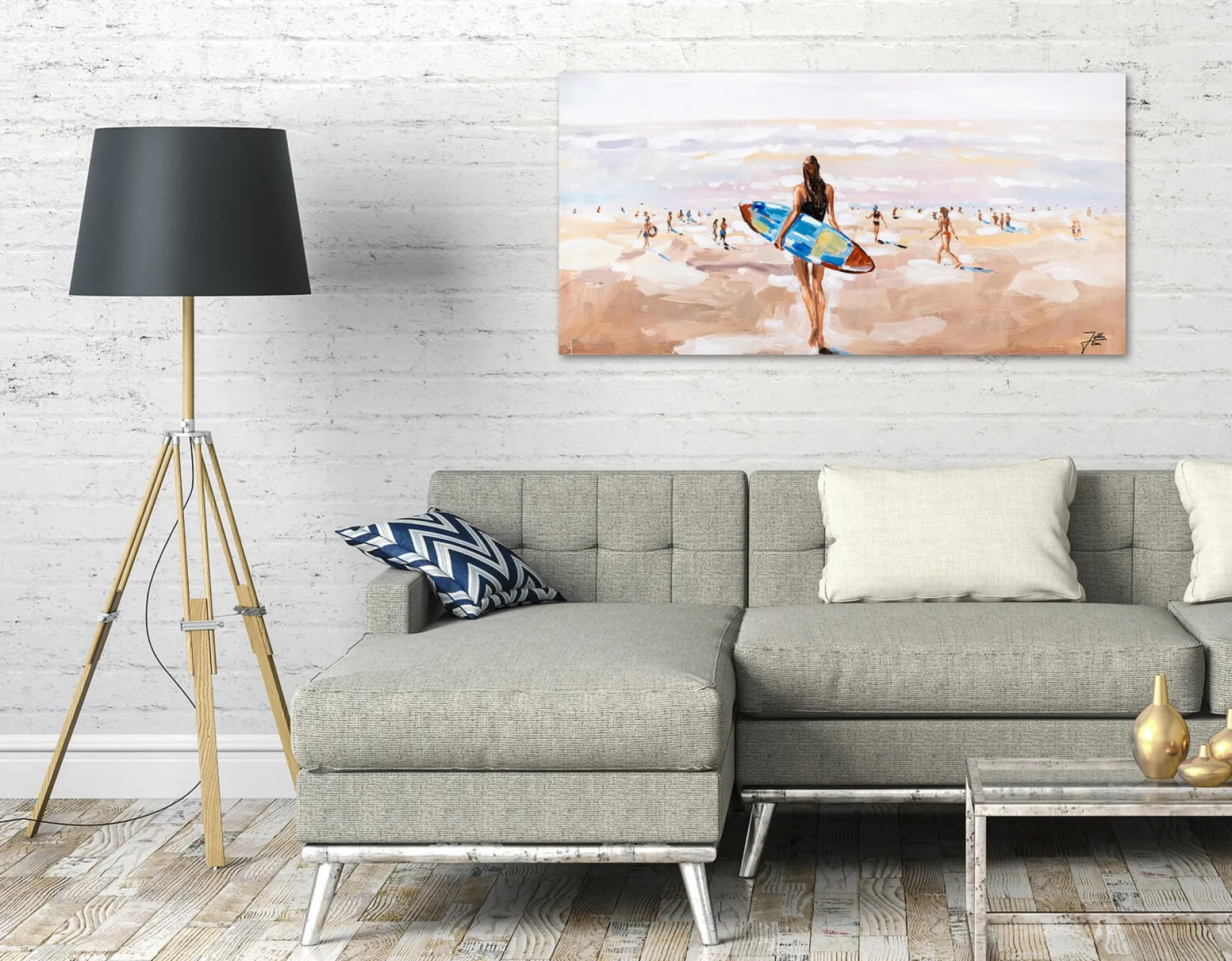 Kunstdruck 'Raus aufs Meer'