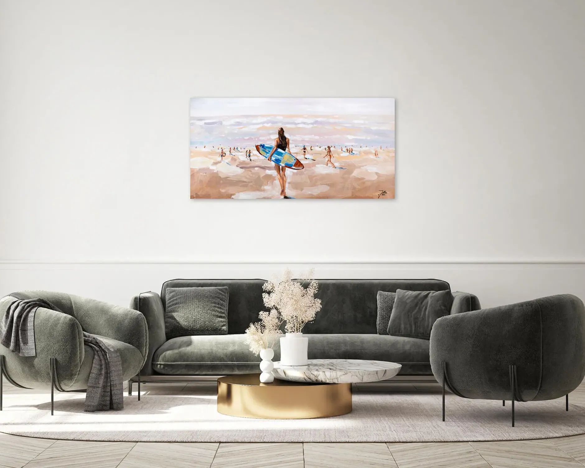 Kunstdruck 'Raus aufs Meer'