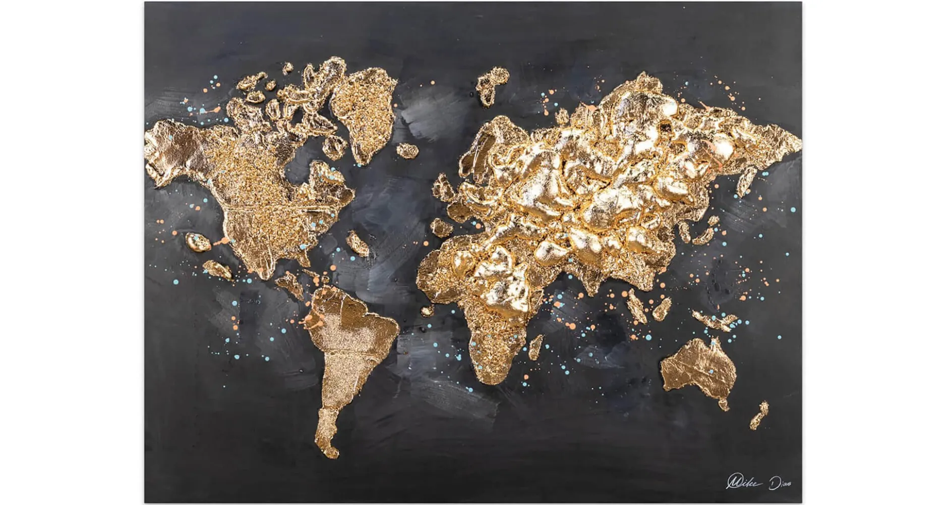 Kunstdruck 'Reise um die Welt'