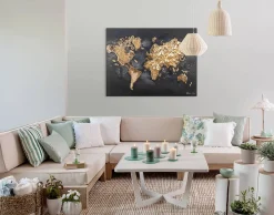 Kunstdruck 'Reise um die Welt'