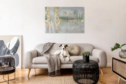 Kunstdruck 'Riverside Stroll'