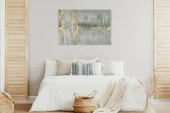 Kunstdruck 'Riverside Stroll'