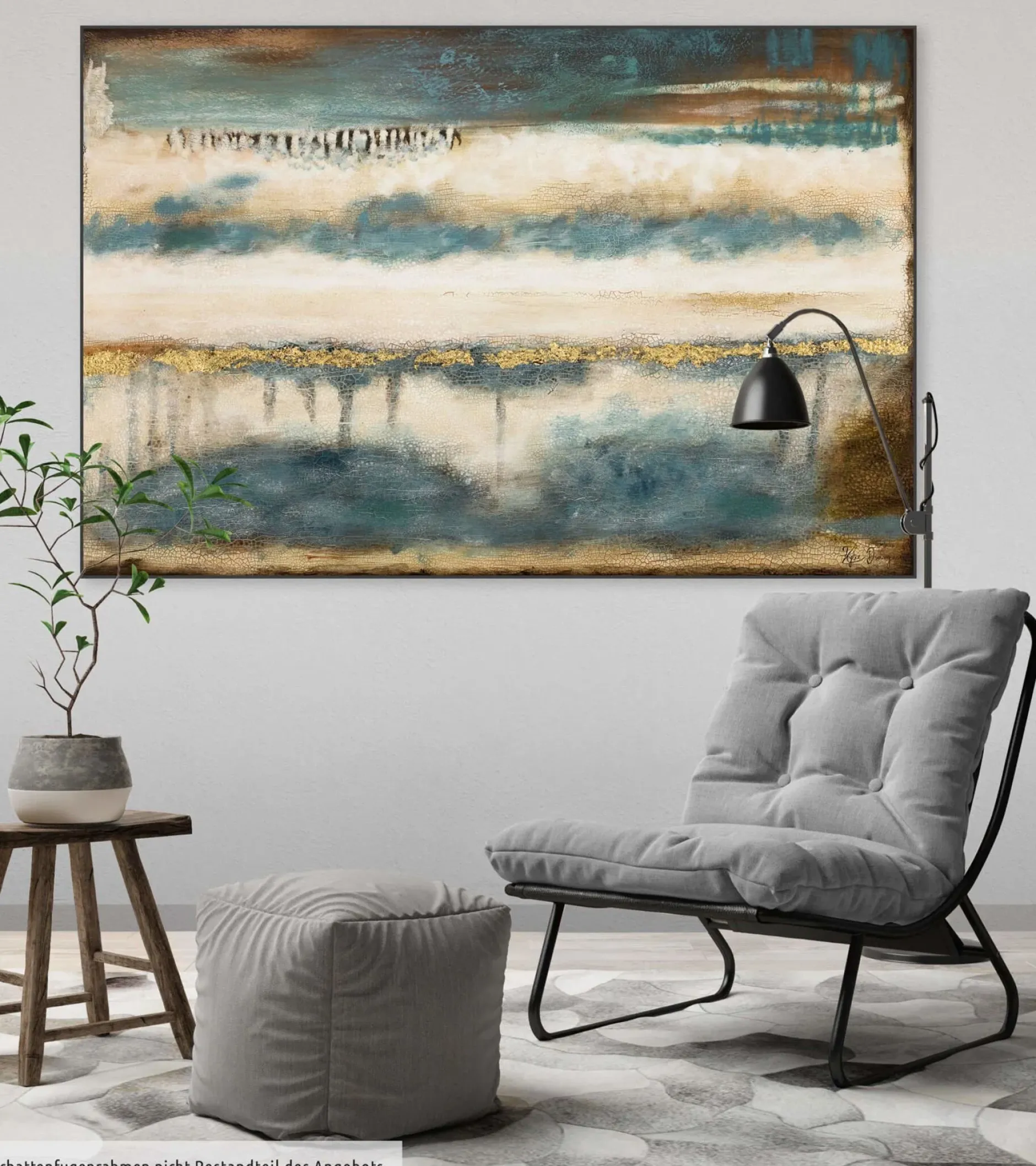 Kunstdruck 'Schichten aus Eis'