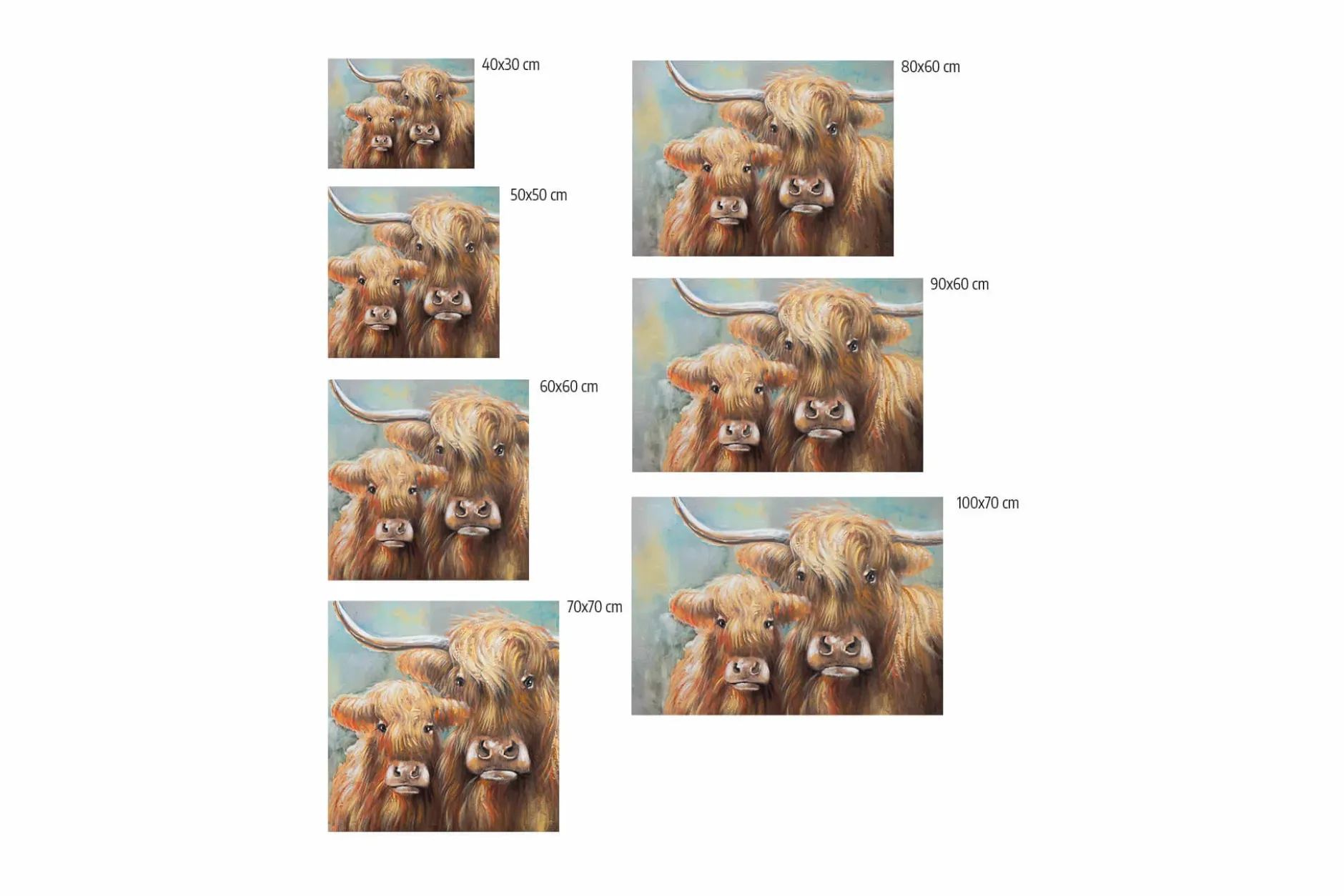 Kunstdruck 'Schulter an Schulter'
