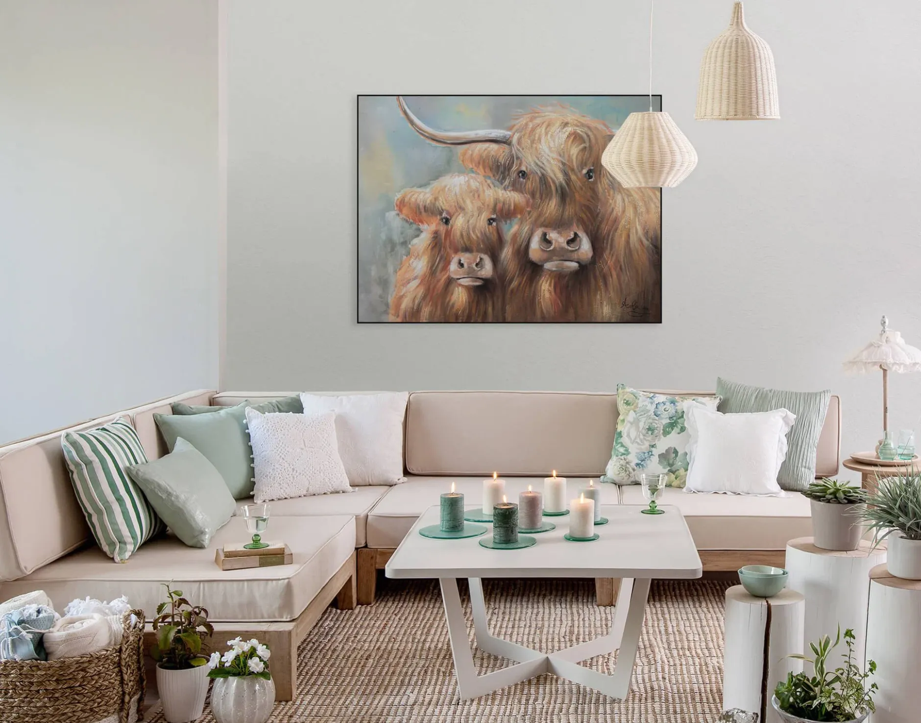 Kunstdruck 'Schulter an Schulter'