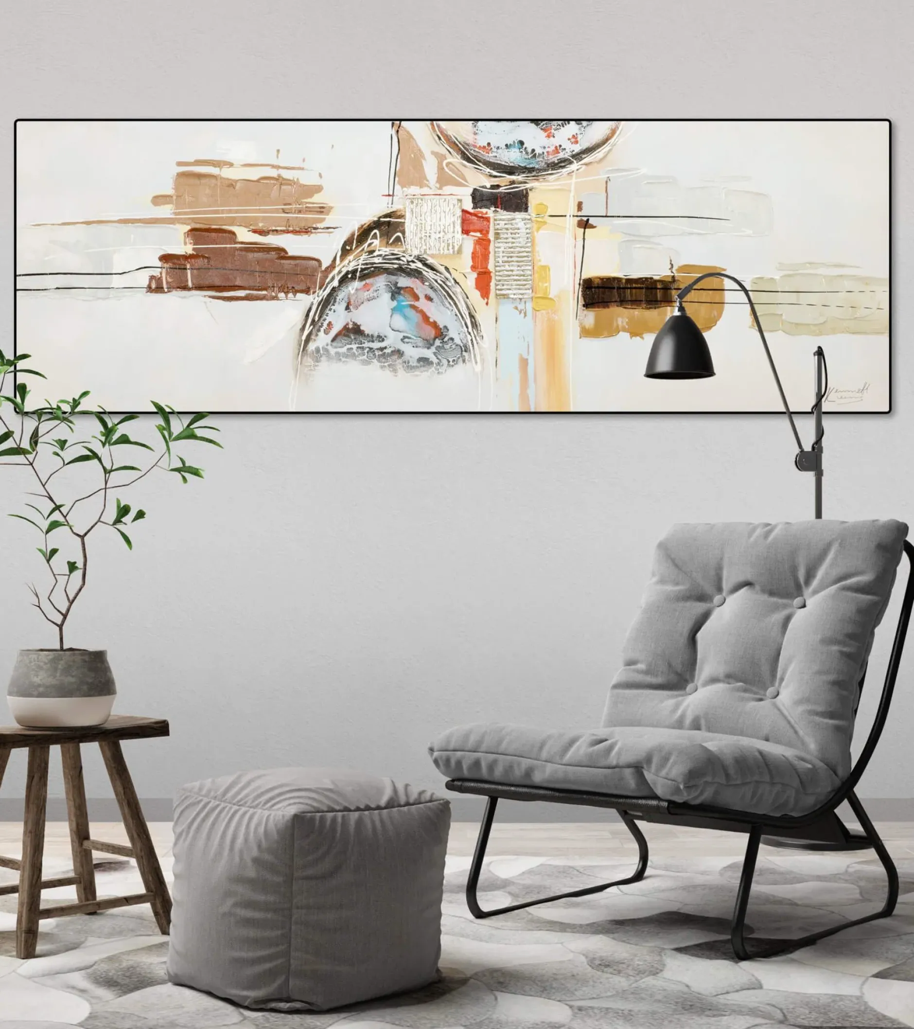 Kunstdruck 'Schwerelose Zeit'