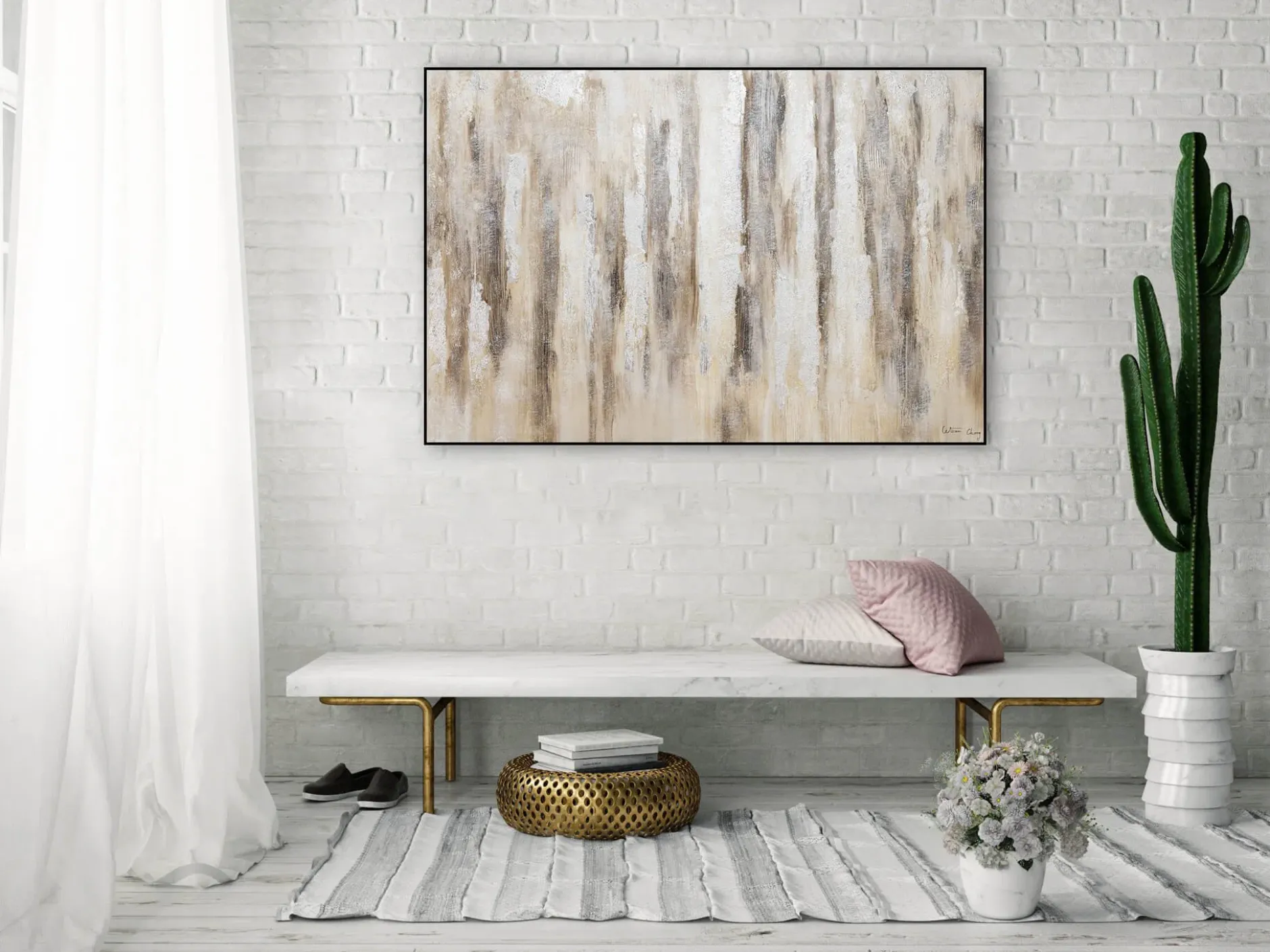 Kunstdruck 'Silver Antre'