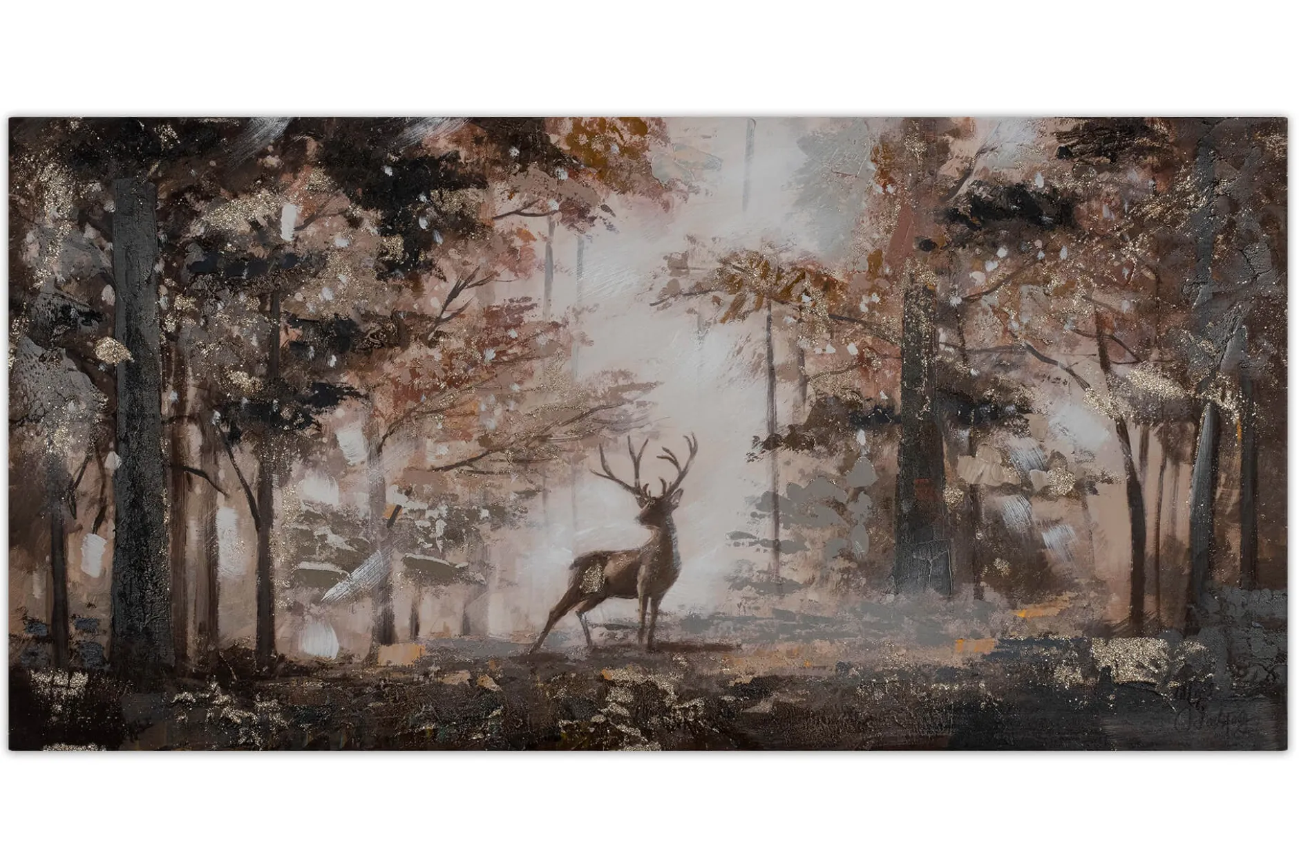 Kunstdruck 'Stag in the Brume'