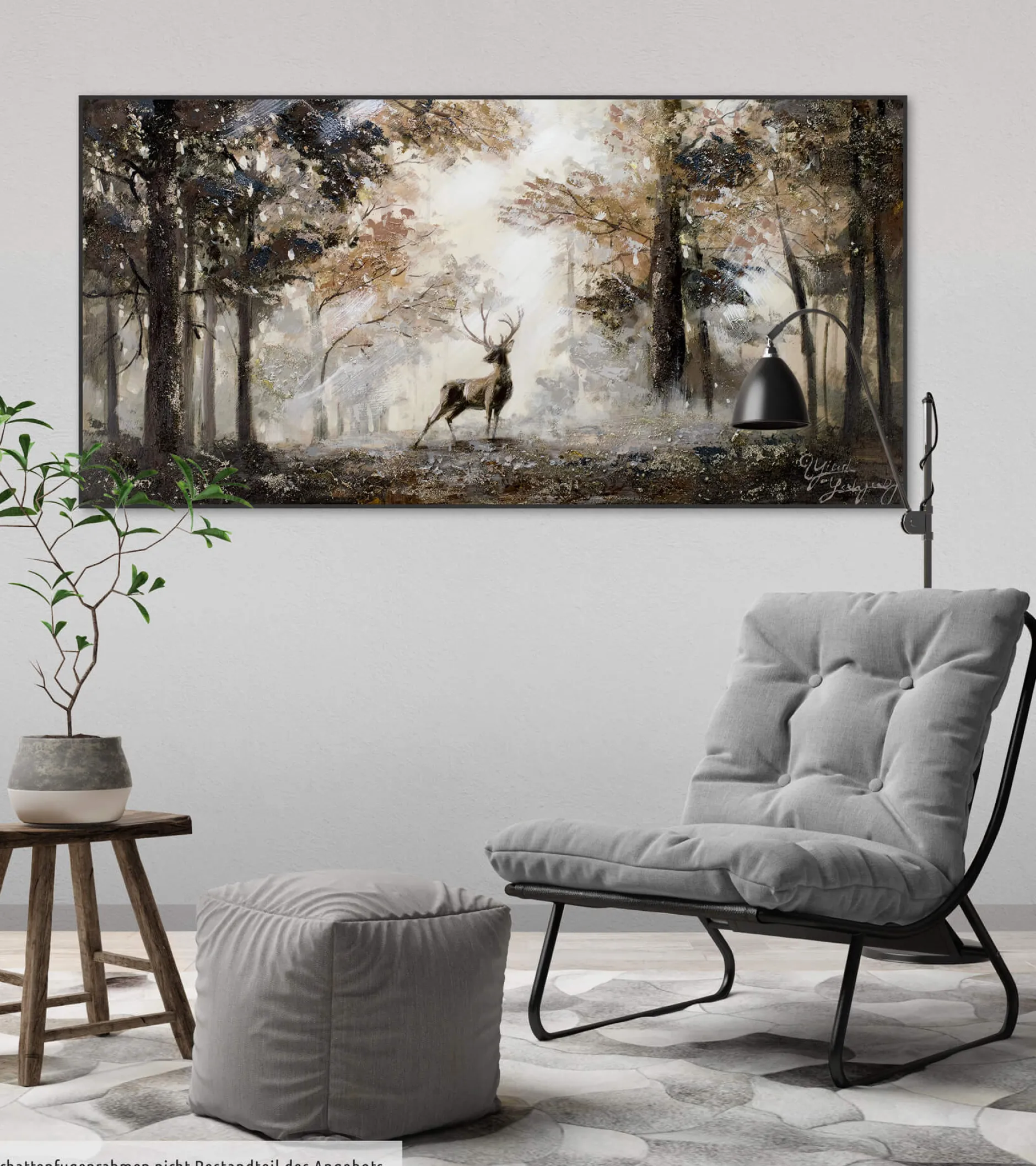 Kunstdruck 'Stag in the Brume'