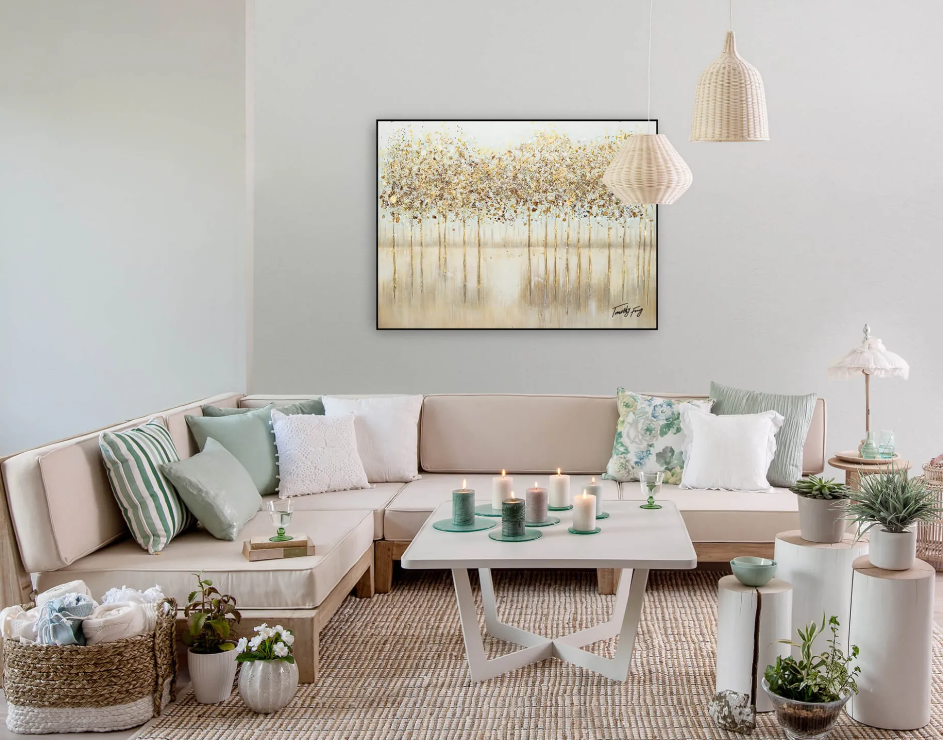 Kunstdruck 'Stilles Wasser'