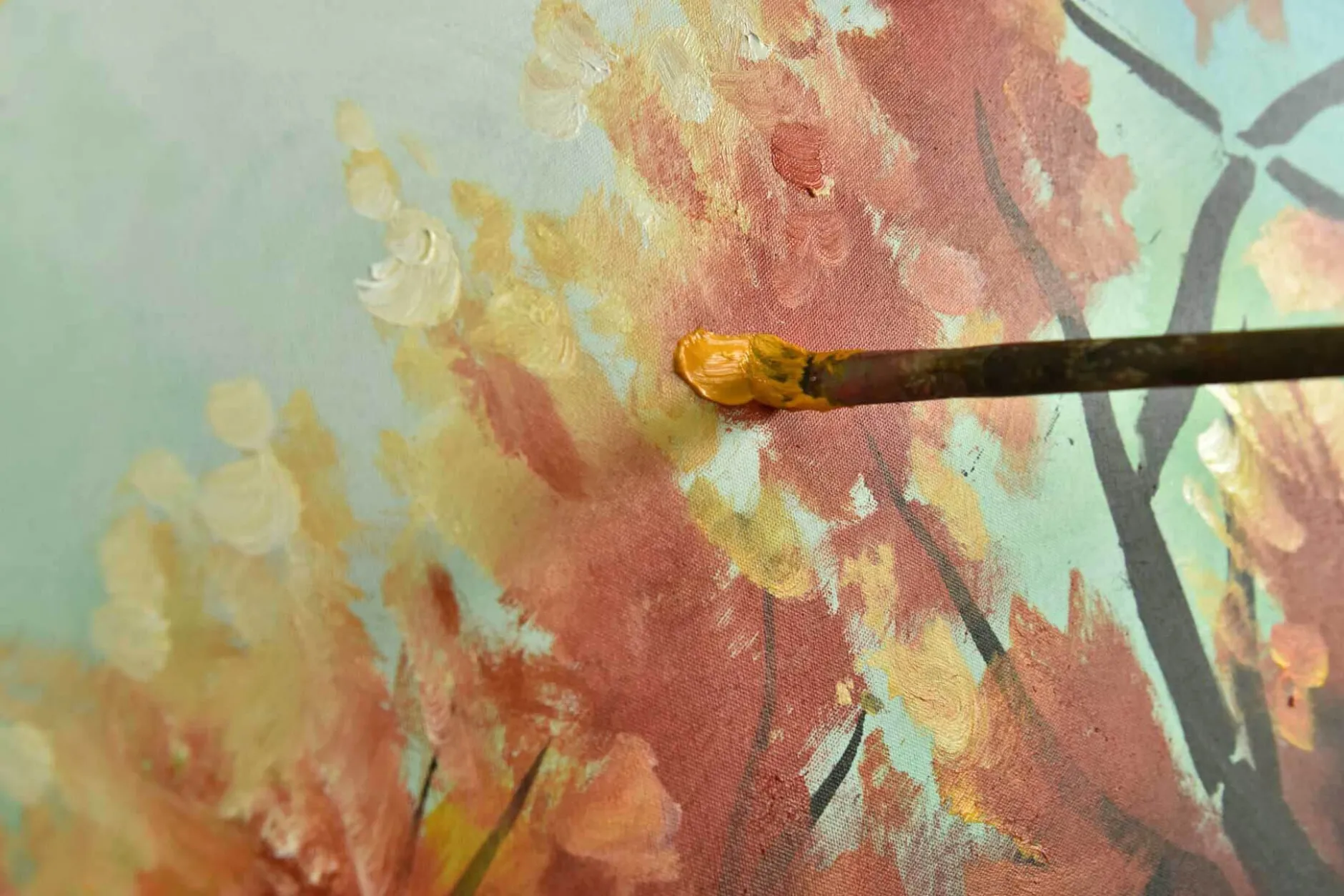 Kunstdruck 'Tanz der Baumkronen'