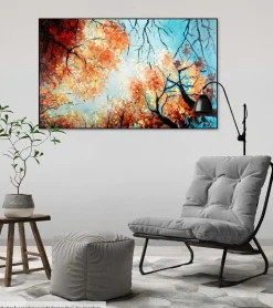 Kunstdruck 'Tanz der Baumkronen'