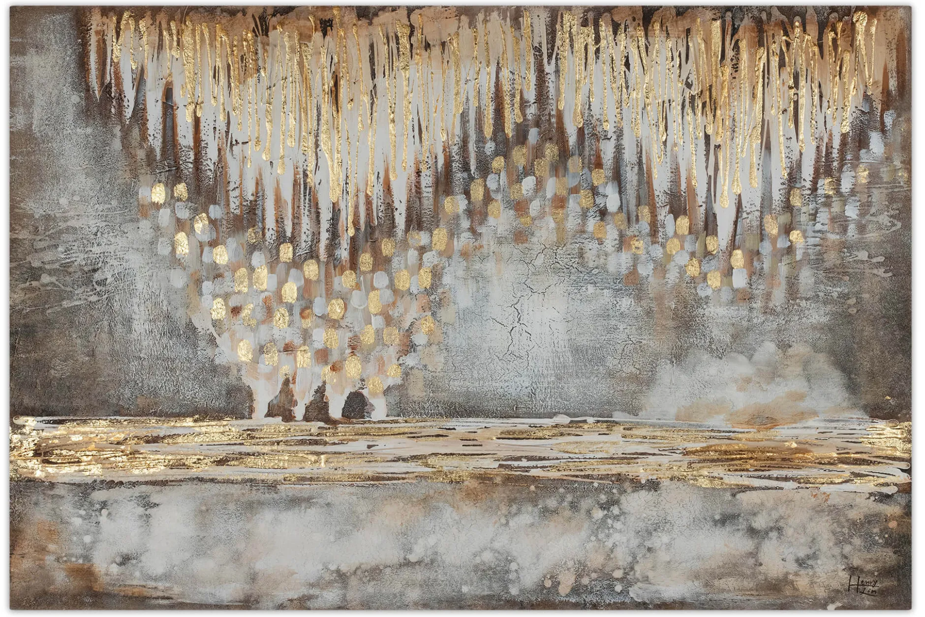 Kunstdruck 'Tropfsteinhöhle'