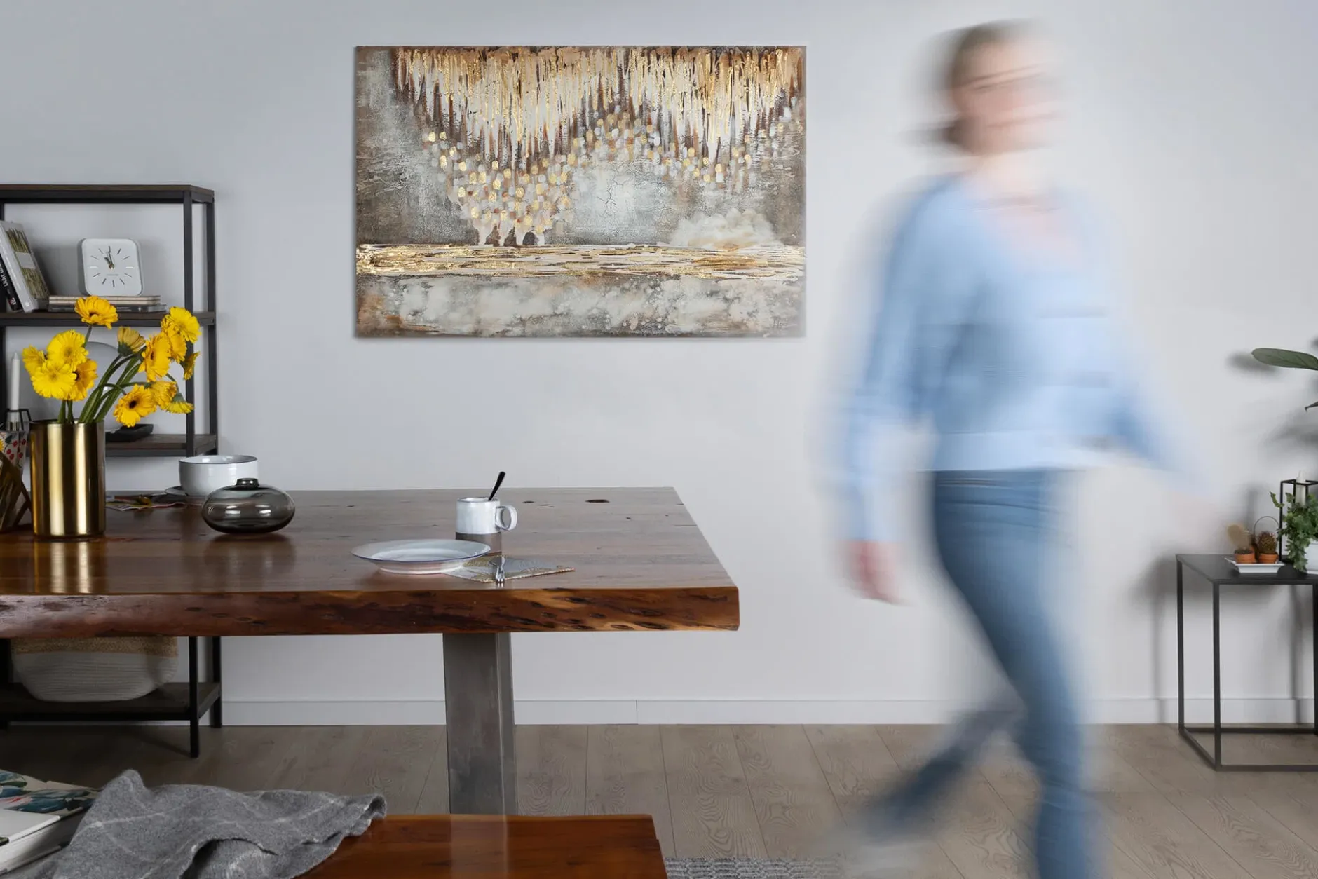 Kunstdruck 'Tropfsteinhöhle'
