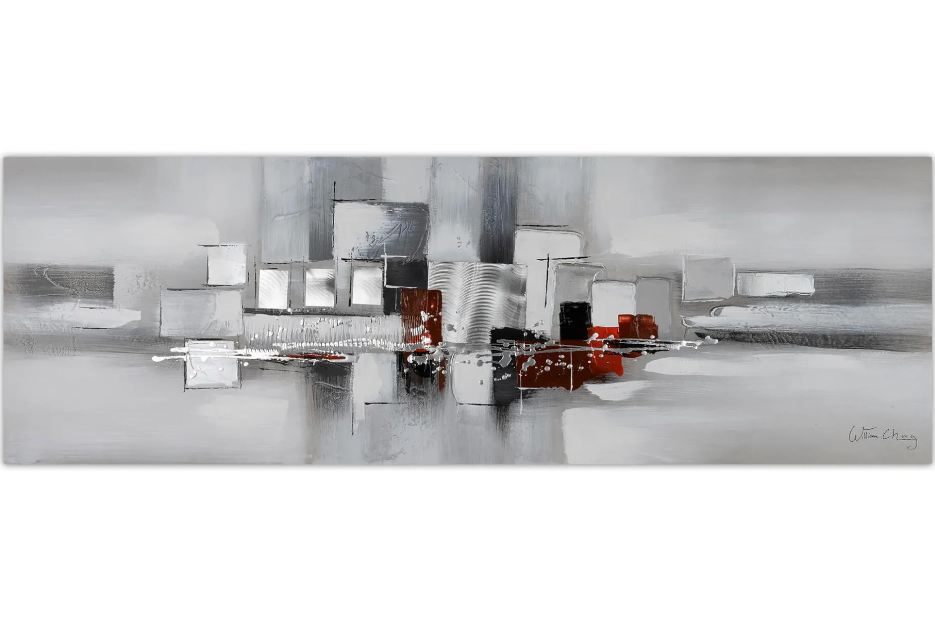 Kunstdruck 'Umringt von Nebel'