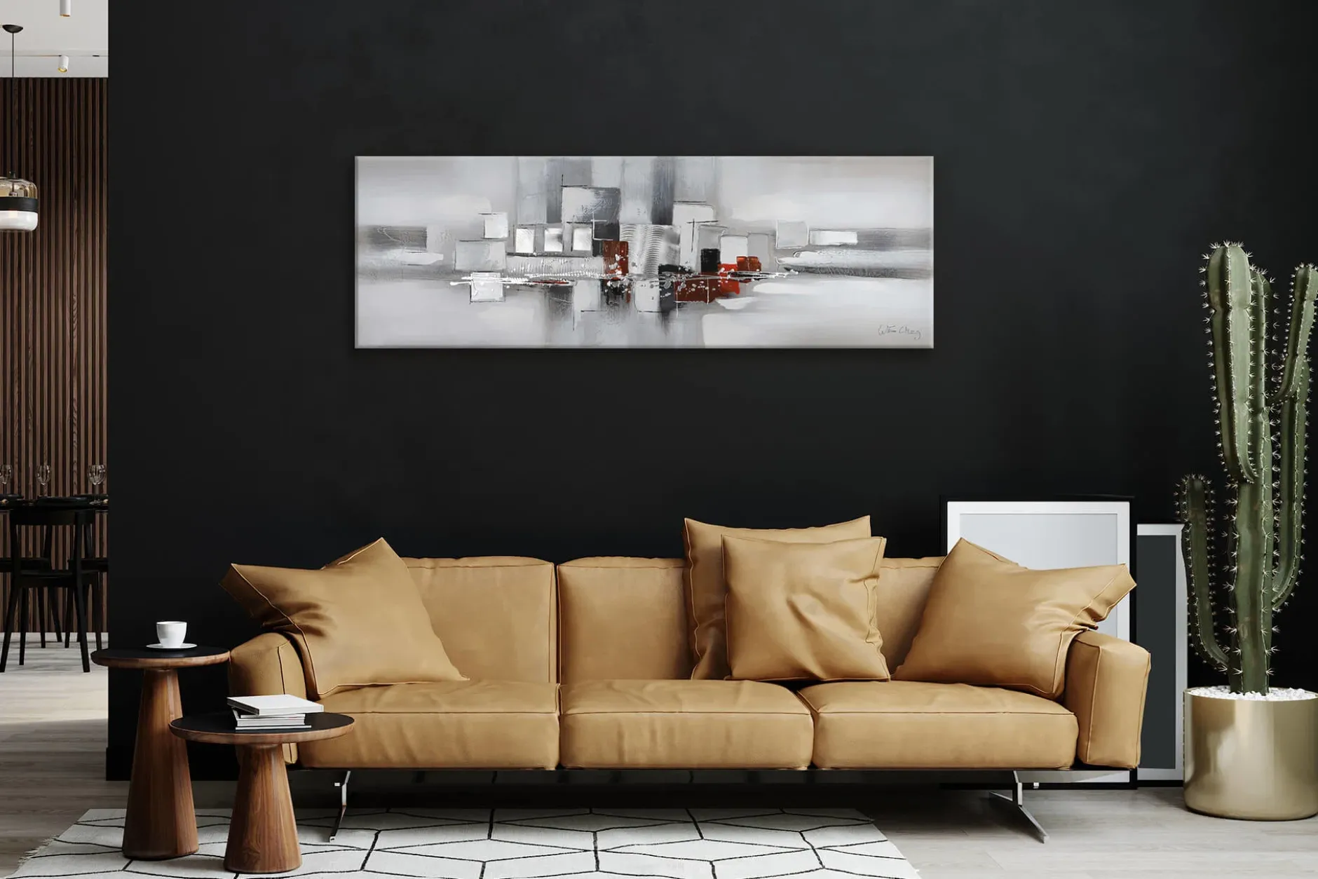 Kunstdruck 'Umringt von Nebel'