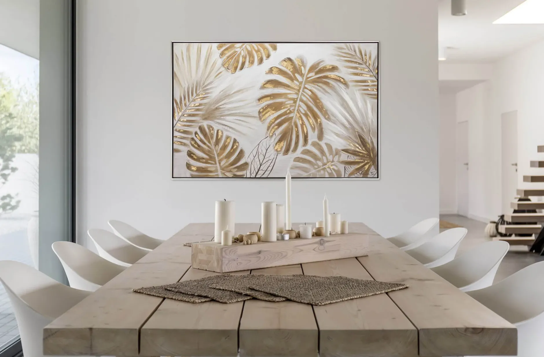 Kunstdruck 'Unter Palmen'