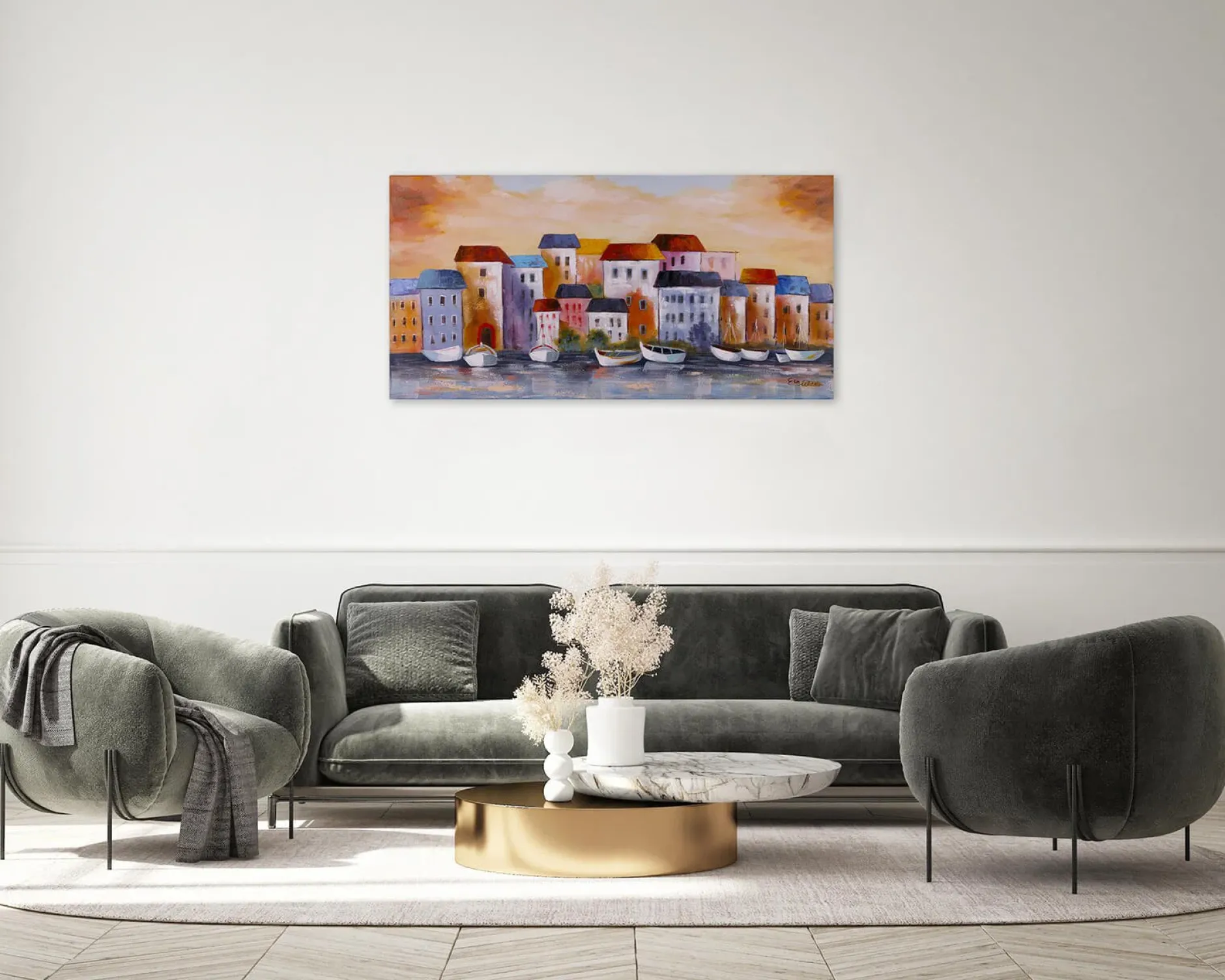 Kunstdruck 'Visit Cinque Terre'