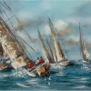 Kunstdruck 'Von Küste zu Küste'