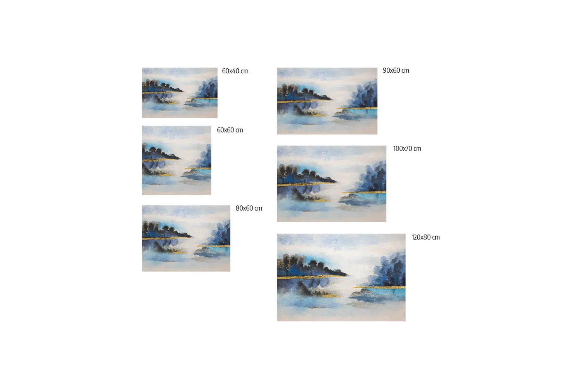 Kunstdruck 'Von Ufer zu Ufer'