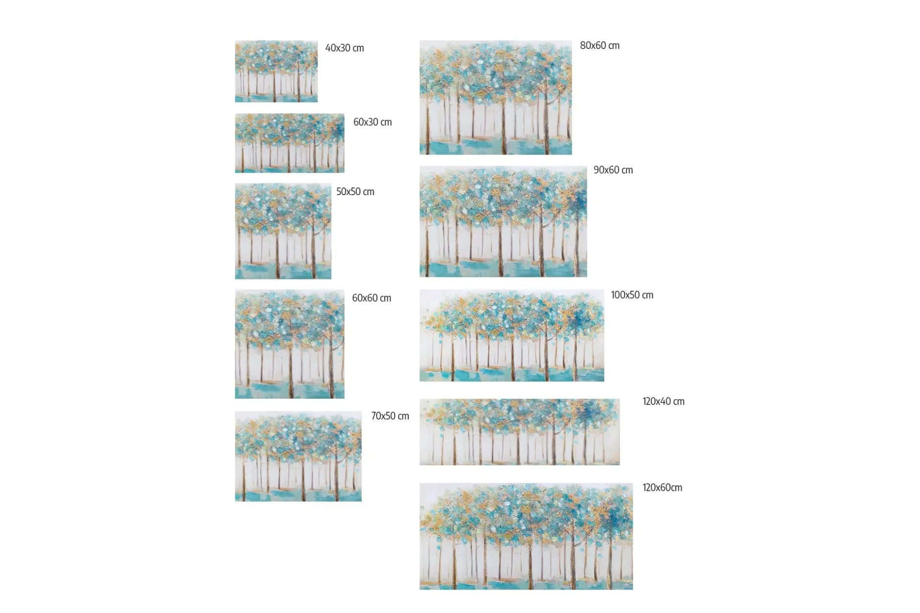 Kunstdruck 'Wald der Feen'